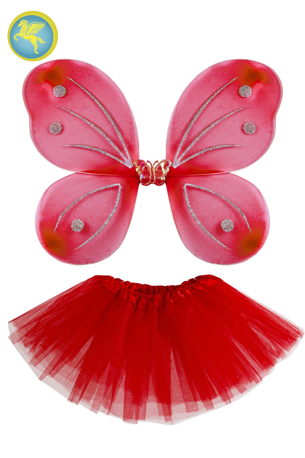SET FARFALLA ROSSA
